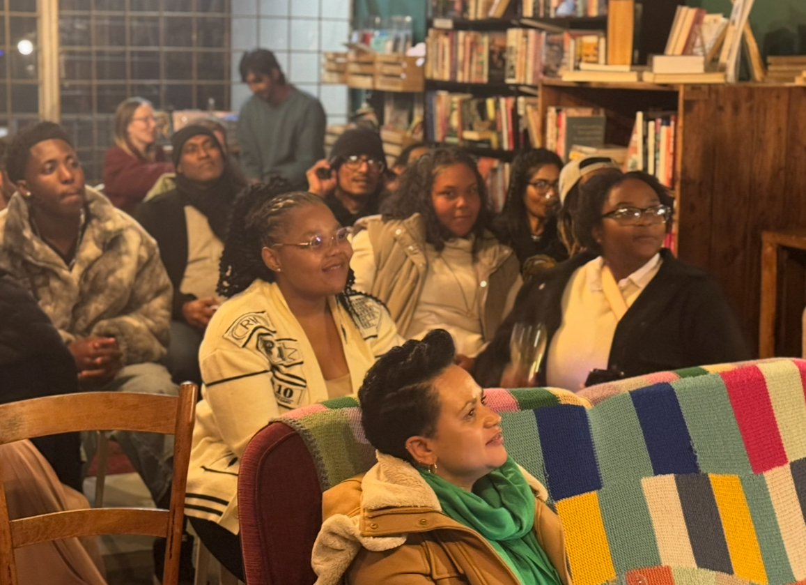 Poetry Night audience at Bridge Books